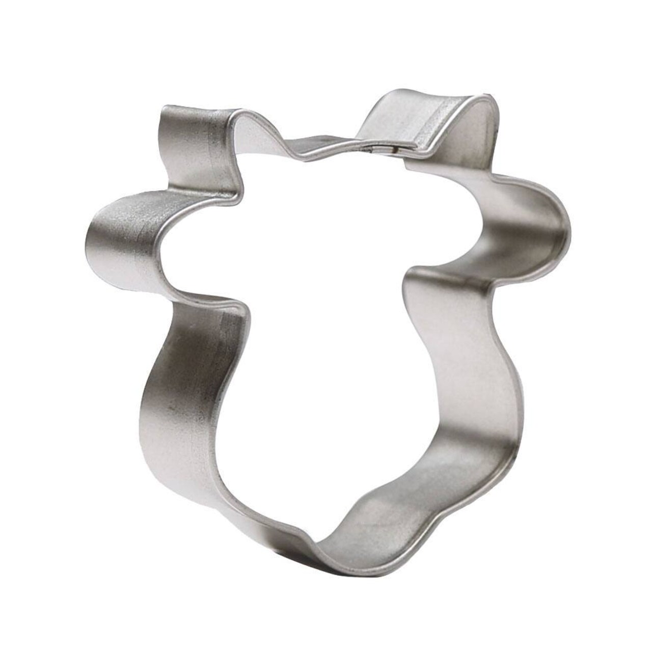 Mini Cow Face Cookie Cutter 1.5 in M181, CookieCutter.com, Tin Plated Steel, Handmade in the USA